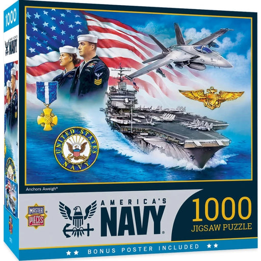 U.S. Navy Anchors 1000 Piece Puzzle