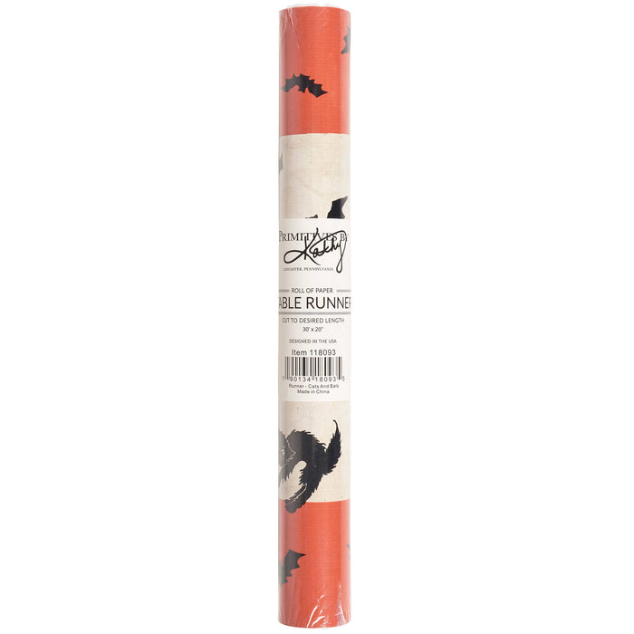 Cats And Bats Paper Table Runner