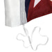11.5' Open Red and White Feather Flag & Pole Kit