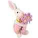 Bunny with Bouquet Critter Ornament