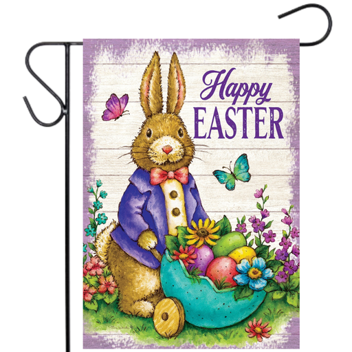 Dapper Bunny Garden Flag