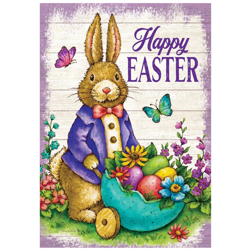 Dapper Bunny Decorative Flag