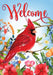 Cardinal Wildflowers Garden Flag