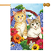 Garden Kitties Banner Flag