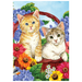 Garden Kitties Banner Flag