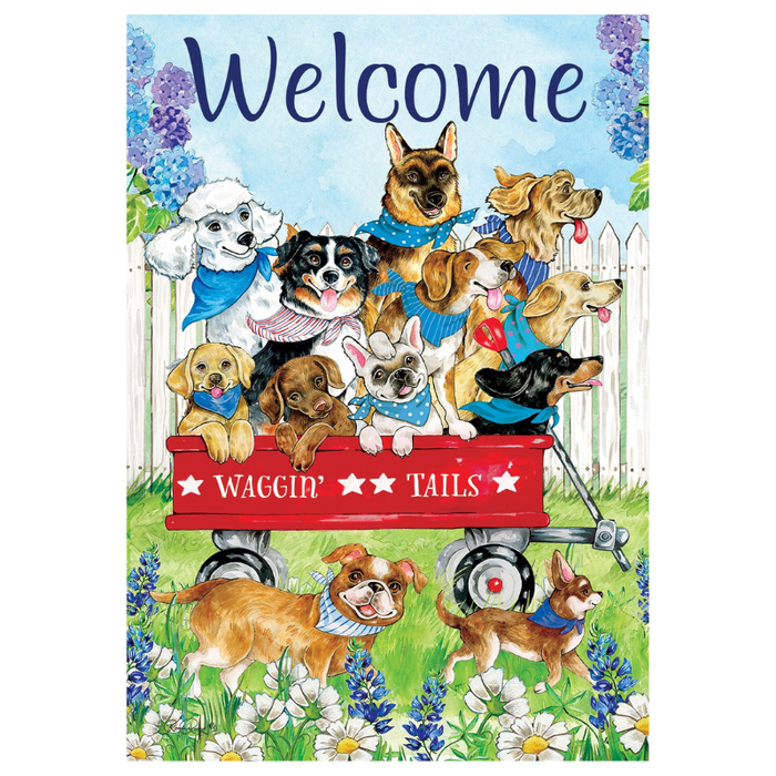 Waggin' Tails Banner Flag