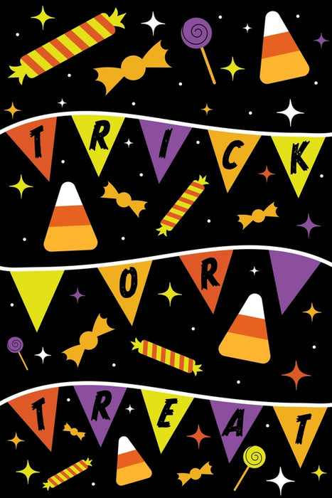 Trick or Treat Pennants Garden Flag