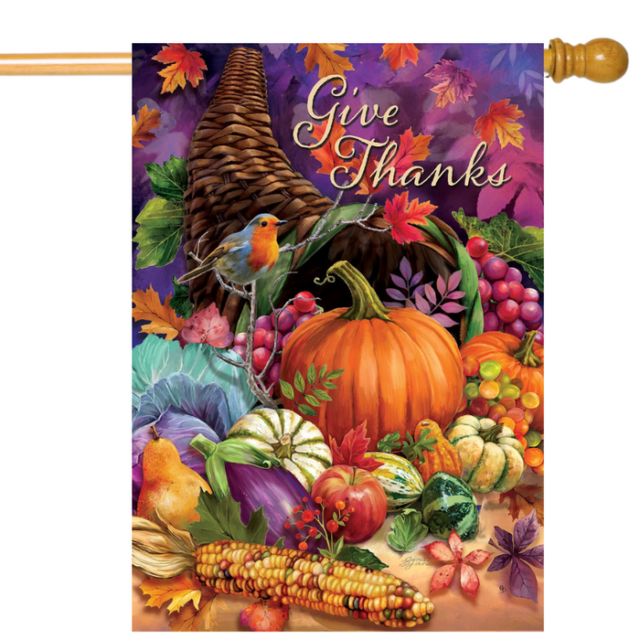 Cornucopia Banner Flag