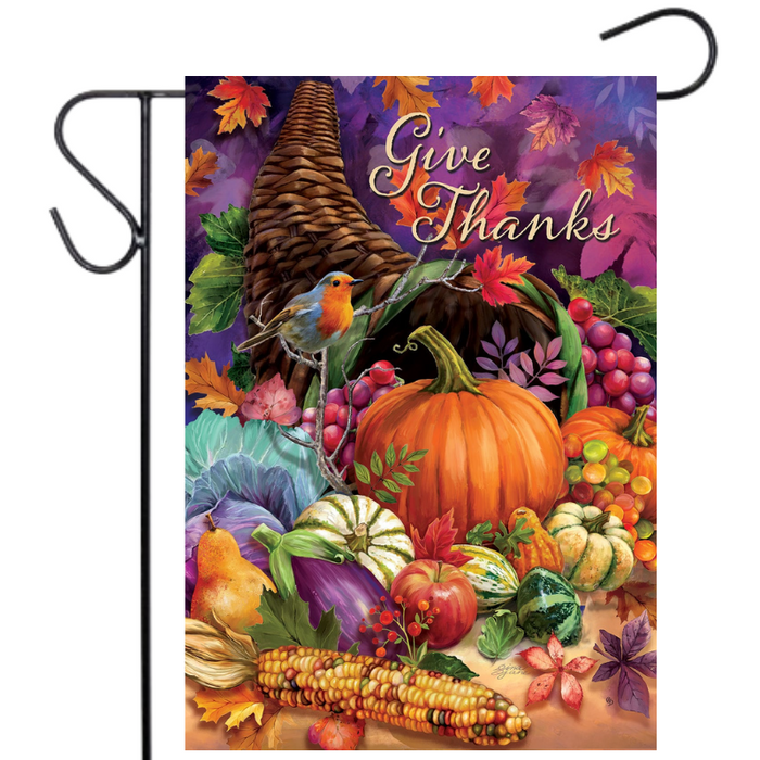 Cornucopia Garden Flag