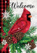 Proud Winter Cardinal Banner Flag