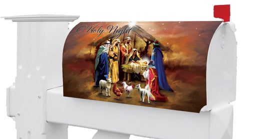 Holy Nativity Mailbox Cover