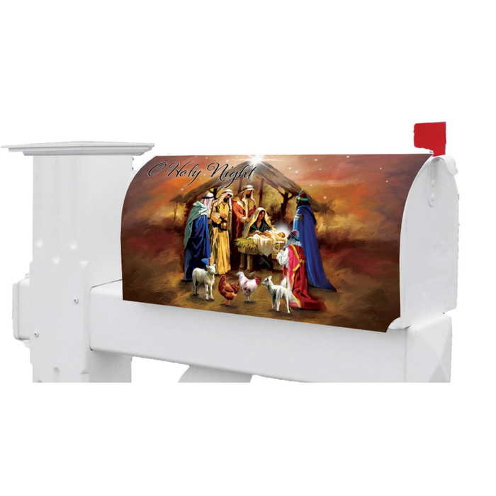 Holy Nativity Mailbox Cover