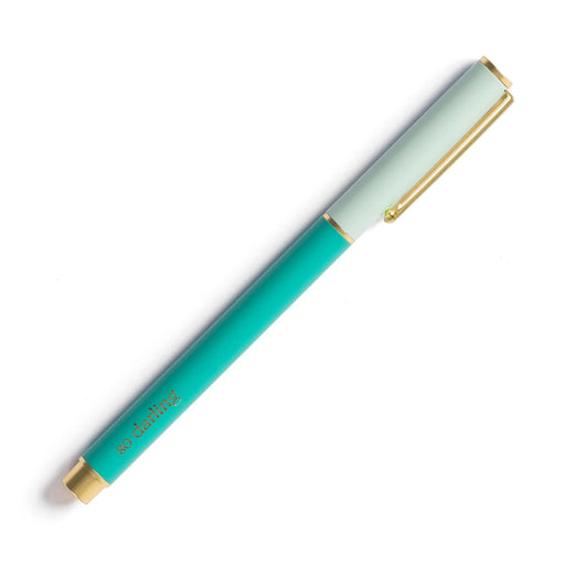 Snap Cap Pen - Colorblock Teal