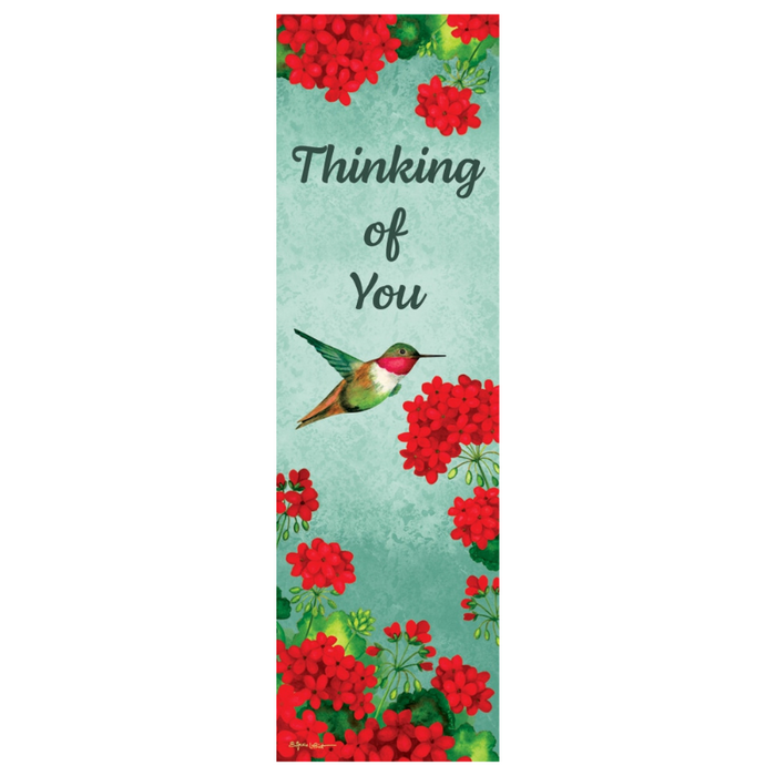 Hummingbird Geraniums Plant Expression Magnet