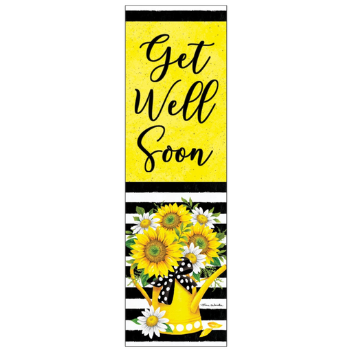 Sunflower Watering Can Plant Expression Magnet