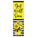 Sunflower Watering Can Plant Expression Magnet