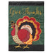 Give Thanks Turkey Garden Flag