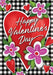 Gingham Valentine Banner Flag