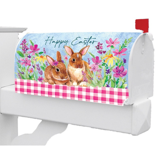 Sweet Bunnies Mailbox Cover