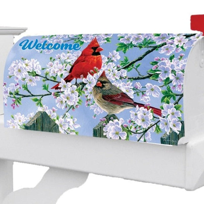 Cardinal Couple Mailbox Cover