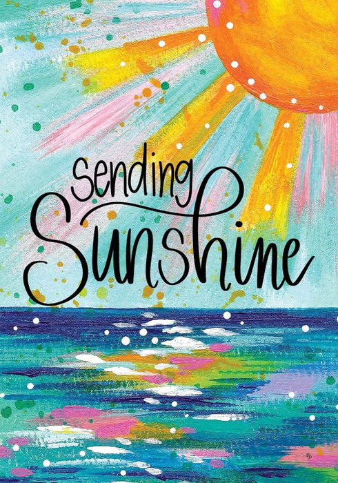 Sending Sunshine Garden Flag