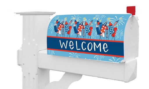 Fireworks Mailbox Cover