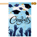 Congrats Grad Applique Banner Flag