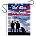 God Bless Our Troops Garden Flag