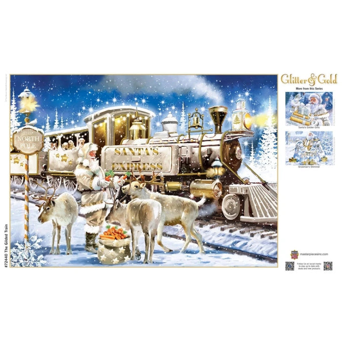 Glitter & Gold - The Gilded Train 1000 Piece Jigsaw Puzzle