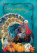 Teal Turkey Banner Flag