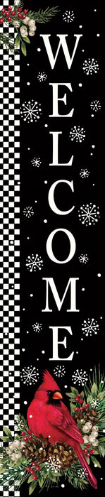 Cardinal Pine Cones Yard Expression