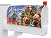 Cats & Dogs Christmas Tree Mailbox Cover