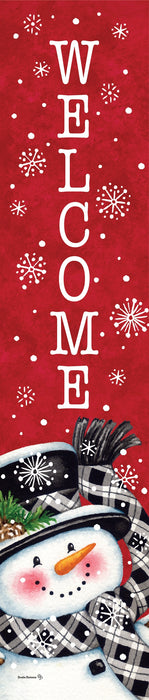 Black & Red Snowman Yard Expression