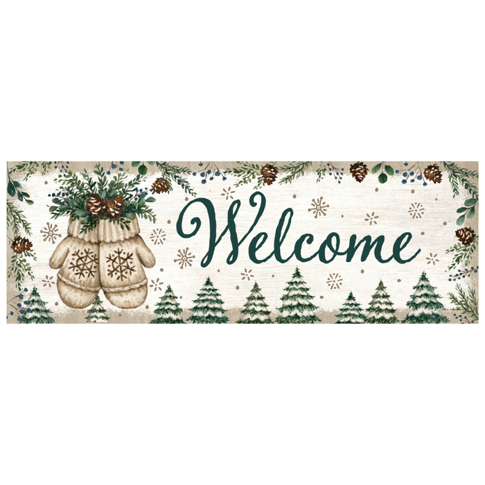 Mittens & Pinecones Signature Sign