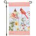 Everyday Cardinals Watercolor Garden Flag