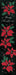 Poinsettias on Black Yard Expression