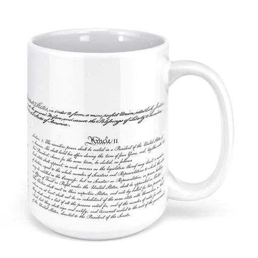 15 oz. US Constitution Ceramic Coffee Mug