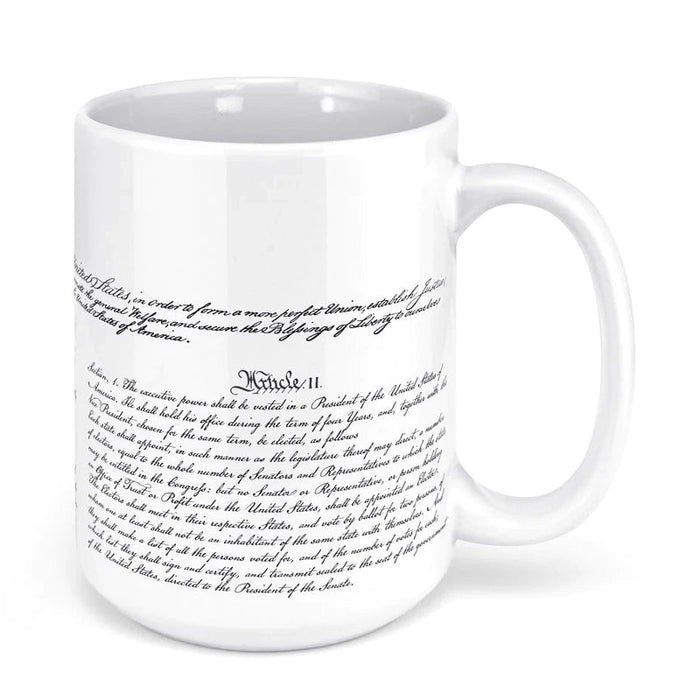 15 oz. US Constitution Ceramic Coffee Mug