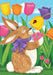 Tulip Bunnies Garden Flag