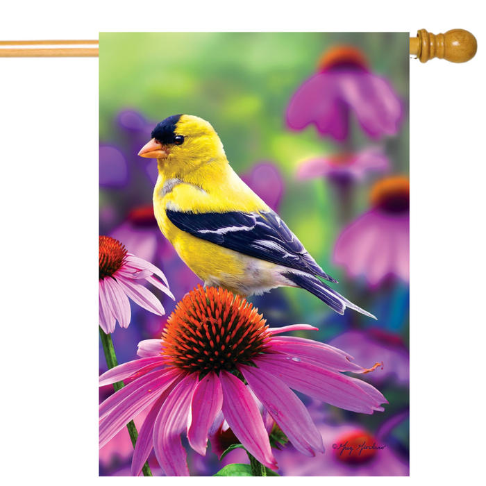 Goldfinch Glory Banner Flag