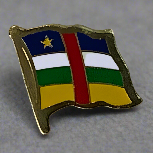 Central African Republic Flag Lapel Pin 2025