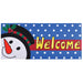Holly Hat Snowman Mini Switch Doormat Insert