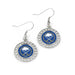 Buffalo Sabres Dimple Dangle Earrings