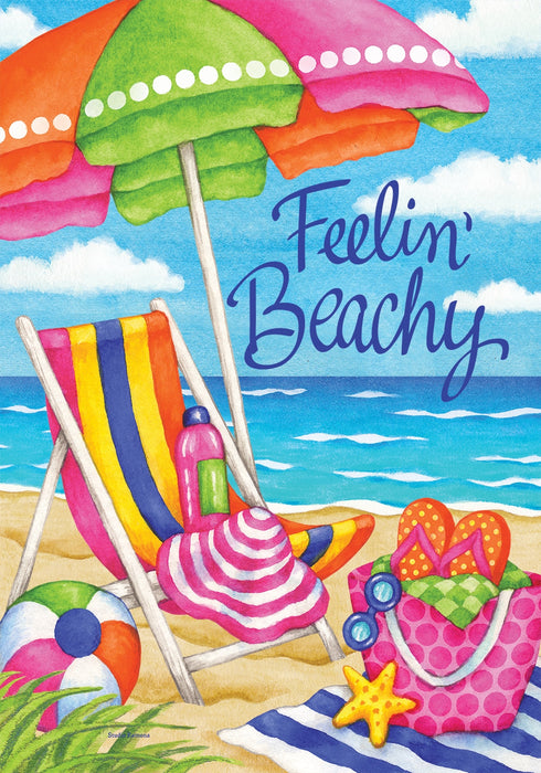 Feelin' Beachy Decorative Flag
