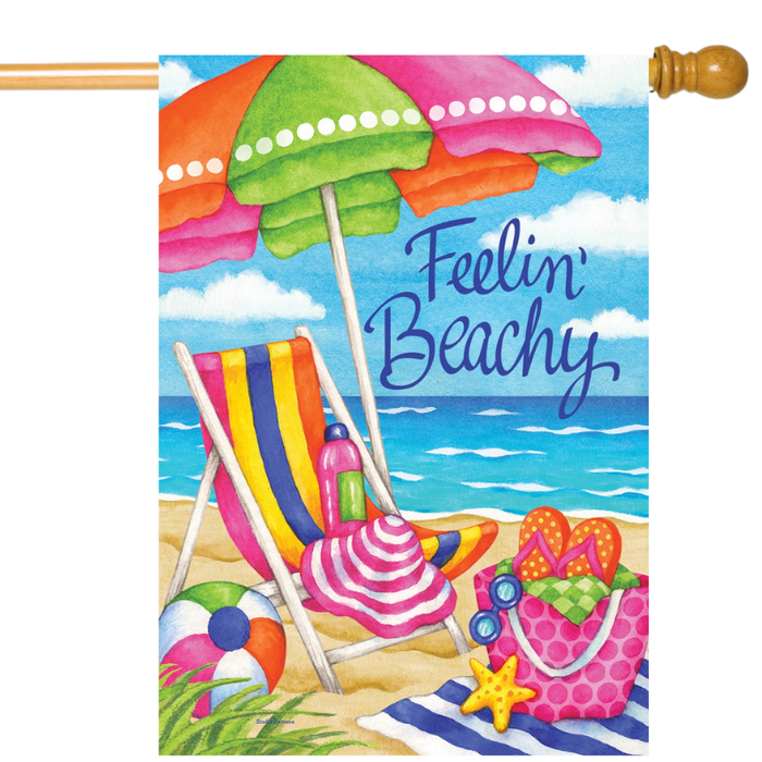 Feelin' Beachy Banner Flag