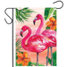 Flamingo Sunset Garden Flag