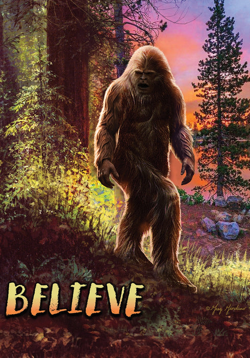 Believe Bigfoot Flag