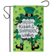 Irish Kisses Applique Garden Flag