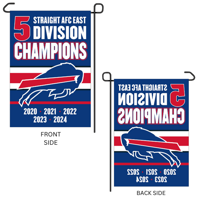 AFC East 2024 Champions Garden Flag