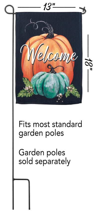 Pumpkin and Talloberry Garden Flag